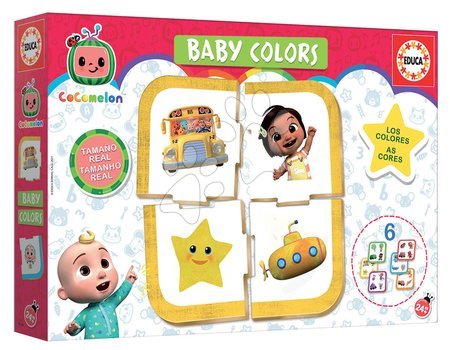 Puzzle pre najmenších - Náučná hra pre najmenších Baby Colours Cocomelon Educa - 2