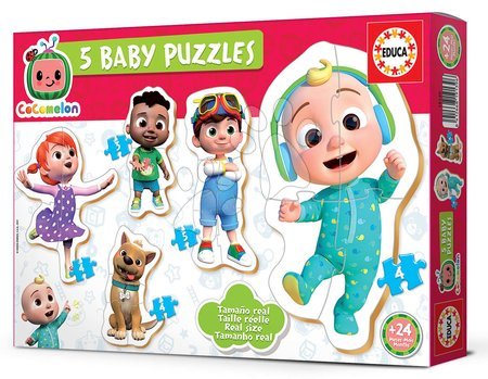 Bébi puzzle -  Puzzle legkisebbeknek Cocomelon Baby 5 Mesék Educa  - 2