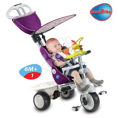 Tříkolky od 6 měsíců - Tříkolka Recliner Toybar 4v1 smarTrike - 2