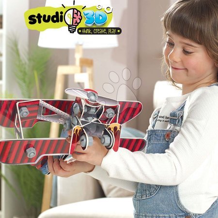 3D puzzles - Puzzle transportation vehicles Airplane 3D Studio Educa - 5