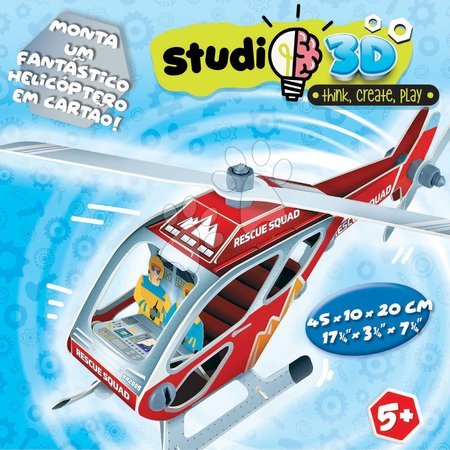 3D puzzles - Puzzle transportation vehicles Helicopter 3D Studio Educa - 2