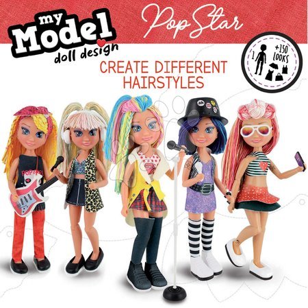 Ruční práce a tvoření - Kreativní tvoření Design Your Doll Pop Star Educa - 3