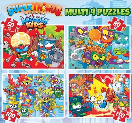 Progresszív gyerek puzzle -  Puzzle Superthings Multi 4 Educa  - 2