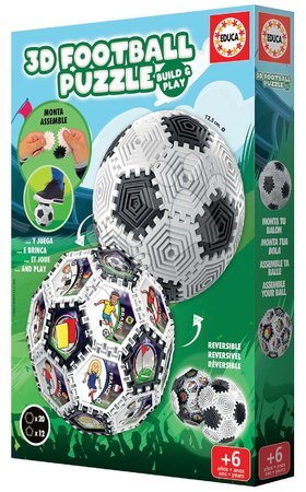 Puzzle 3D - Puzzle piłka nożna 3D Football Puzzle Educa - 3