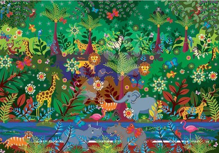 Puzzle 500 elementów - Puzzle Jungle Educa - 2