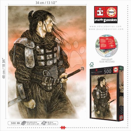 500 darabos puzzle - Puzzle Dead Moon Luis Royo Educa - 4