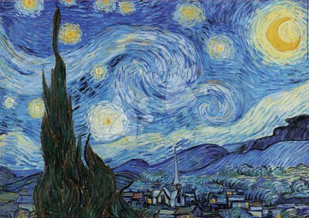 1000 delne puzzle - Puzzle The Starry Night Vincent Van Gogh Educa - 2