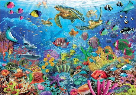 Puzzles 1000 pièces - Puzzle Tortues tropicales fantastiques Educa - 3