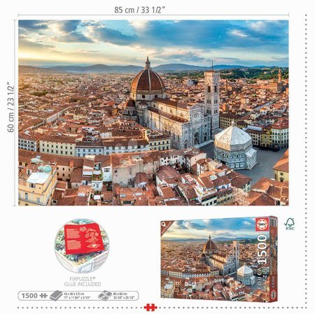 Puzzle 1000 pezzi - Puzzle Florence Educa - 4