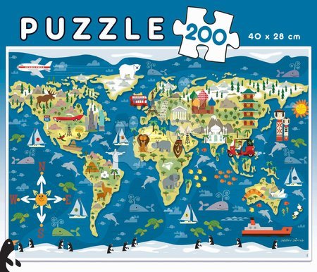 Puzzle Educa od výrobcu Educa - Puzzle World Map Sean Sims Educa_1