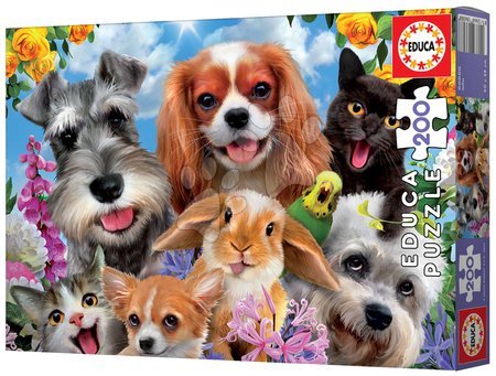 Kinderpuzzle ab 100-300 Stücken - Puzzle Selfie Pet Parade Educa - 3