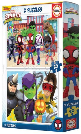 Dětské puzzle do 100 dílků - Puzzle Spidey & his Amazing Friends Educa - 2