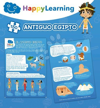 Dětské puzzle od 100–300 dílků - Puzzle vzdělávací Egypt Happy Learning Educa - 3