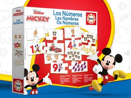 Gesellschaftsspiele für Kinder - Lernspiel Wir lernen Zahlen  Mickey & Friends Educa - 3