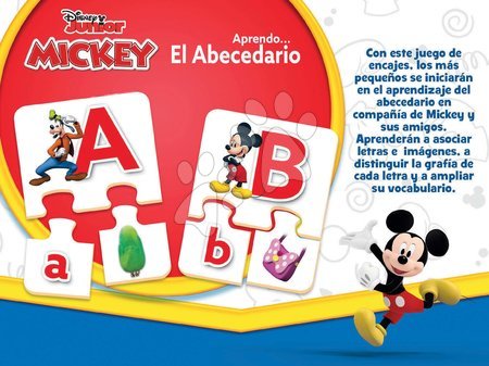 Gesellschaftsspiele für Kinder - Puzzle Buchstaben des Alphabets Mickey & Friends Educa - 2