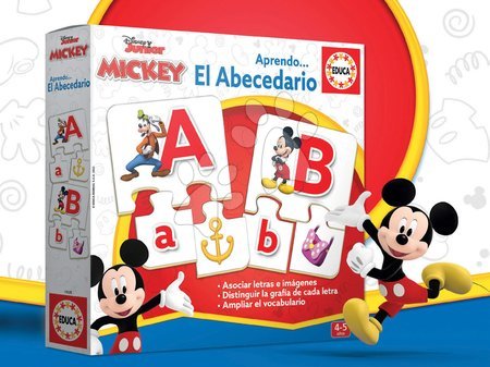 Gesellschaftsspiele für Kinder - Puzzle Buchstaben des Alphabets Mickey & Friends Educa - 3