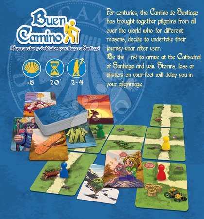 Společenské hry - Společenská hra Buen Camino Card Game Educa_1