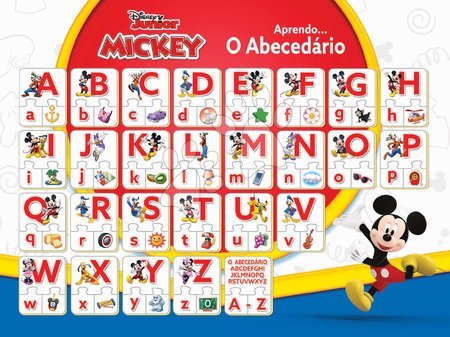 Gesellschaftsspiele für Kinder - Puzzle Buchstaben des Alphabets Mickey Educa - 2