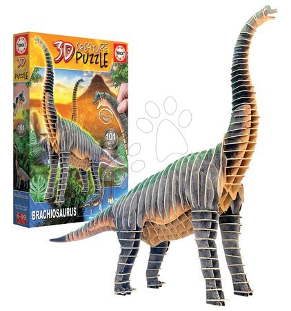 Puzzle 3D - Puzzle Dinosaurier Brachiosaurus 3D Creature Educa - 4