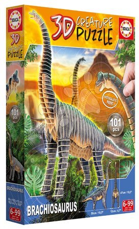 Puzzle 3D - Puzzle Dinosaurier Brachiosaurus 3D Creature Educa - 5