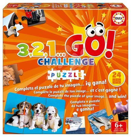 Společenské hry - Společenská hra Puzzle 3,2,1... Go! Challenge Educa