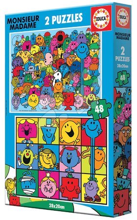 Kinderpuzzle bis 100 Teilen - Puzzle Monsieur Madame Educa - 2