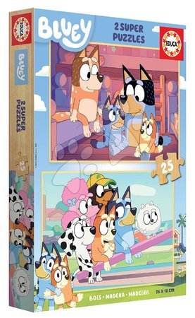 Wooden Disney puzzles - Wooden puzzle Bluey Educa - 2