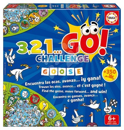 Společenské hry - Společenská hra Hledání hus 3,2,1... Go! Challenge Goose Educa