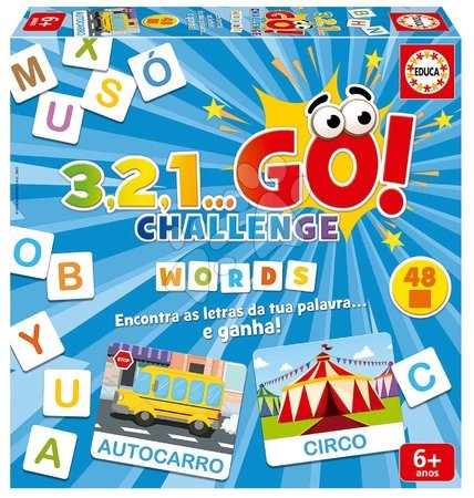 Od 6 do 9 let - Společenská hra Slova 3,2,1... Go! Challenge Words Educa - 2