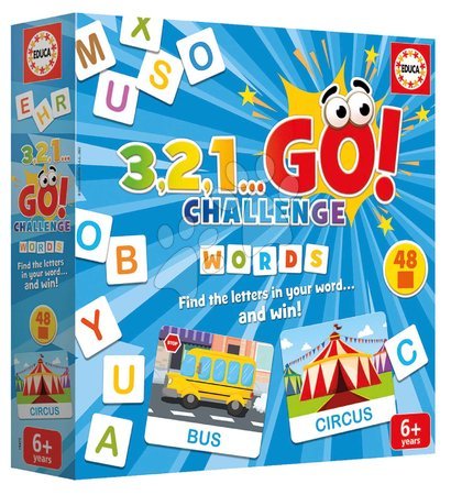 Společenské hry - Společenská hra Slova 3,2,1... Go! Challenge Words Educa