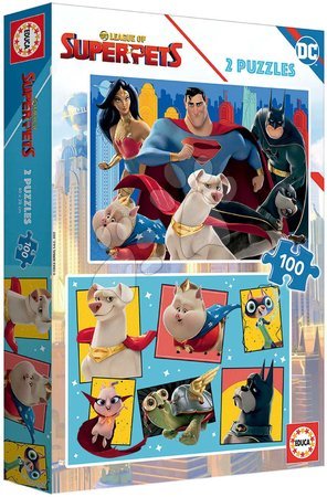 Puzzle dla dzieci od 100-300 elementów - Puzzle DC League of Superpets Educa - 2