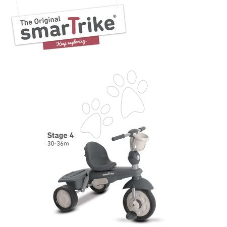 Triciclete de la 10 luni - Tricicletă Voyage Touch Steering 4in1 smarTrike - 3