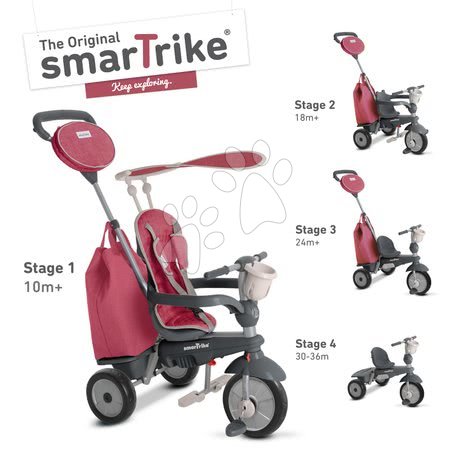 Tříkolky od 10 měsíců - Tříkolka Voyage 4v1 smarTrike - 2