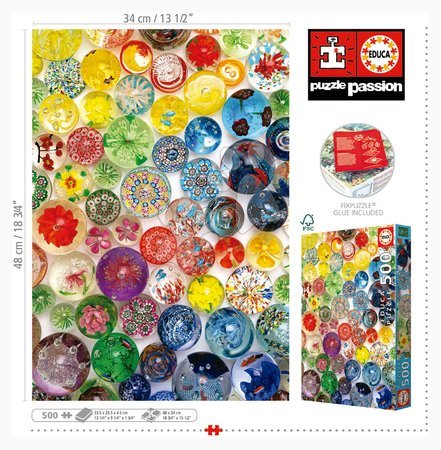 500 piece jigsaw puzzles - Puzzle Dream Bubbles Educa - 3