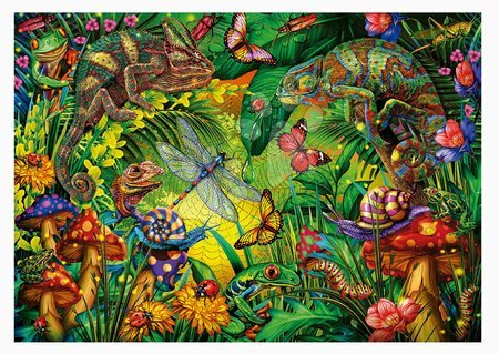 500 piece jigsaw puzzles - Puzzle Colourful Forest Educa - 2