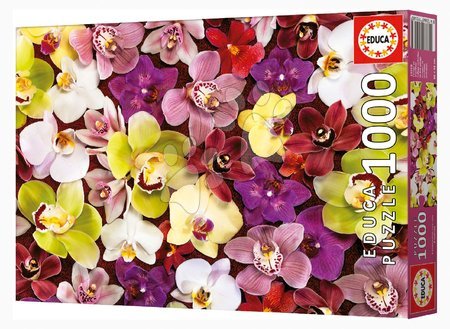 1000 piece jigsaw puzzles - Puzzle Orchid Collage Educa - 2