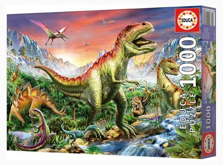 Puzzle 1000 pezzi - Puzzle Jurassic Forest Educa - 2