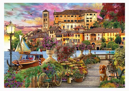 Puzzle 1500 teilig - Puzzle Italian Promenade Forest Educa - 2