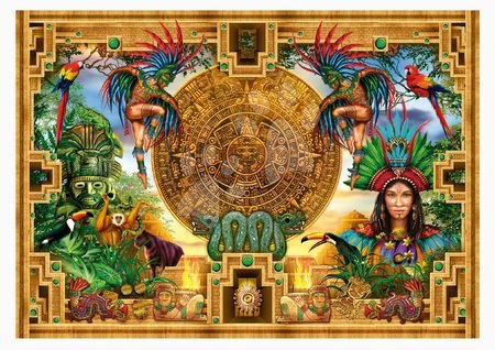 Puzzle 2000 pezzi - Puzzle Aztec Mayan Montage Educa - 2