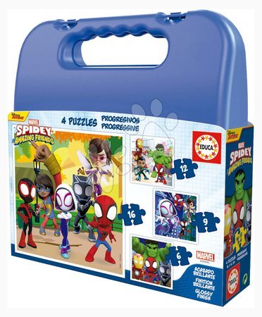 Puzzle progressivo per bambini - Puzzle Spidey & his Amazing friends Progressive Educa - 3