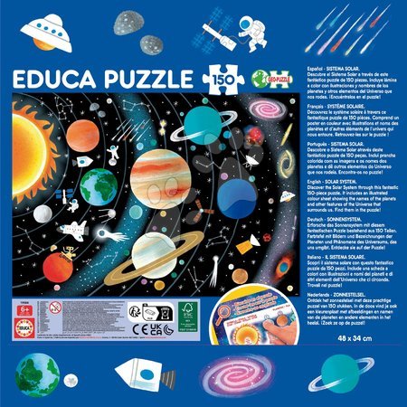 Dětské puzzle od 100–300 dílků - Puzzle Planéta Educa - 2