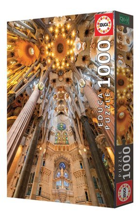 1000 darabos puzzle - Puzzle Sagrada Família Interior Educa - 3