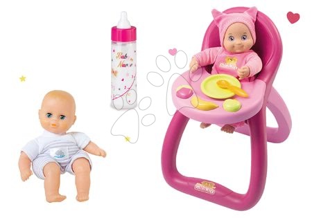 Židličky pro panenky - Set jídelní židle MiniKiss Smoby - 11