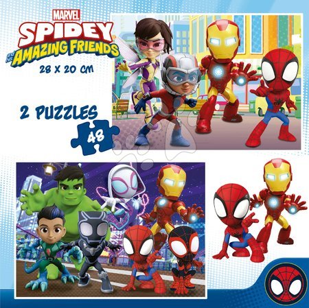 Rompecabezas infantiles de hasta 100 piezas - Puzzle Spidey y sus increíbles amigos Educa - 2