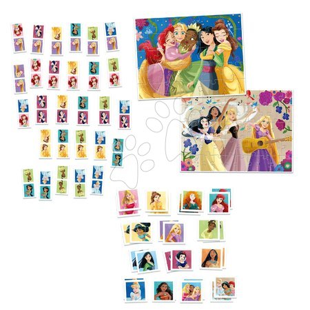 Puzzle progressivo per bambini - Superpack 4in1 Disney Princess Educa - 2