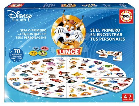 Idegennyelvű társasjátékok - Társasjáták Gyors mint a hiúz Lince Disney Edition Educa - 2