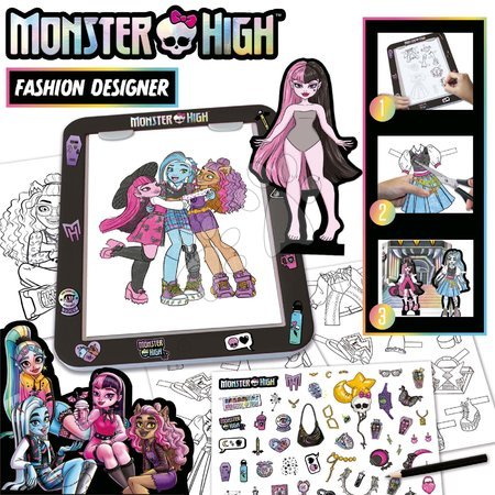 Kézimunka és alkotás - Kreatív alkotás táblagéppel Fashion Designer Monster High Educa - 2