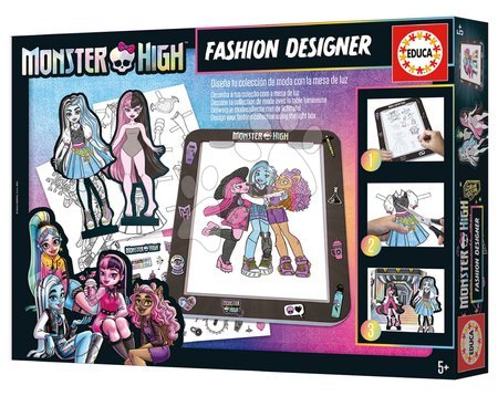 Ruční práce a tvoření - Kreativní tvoření s tabletem Fashion Designer Monster High Educa - 4