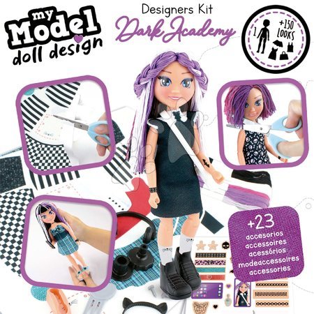 Ručni radovi i stvaralaštvo - Kreatívne tvorenie My Model Doll Design Dark Academy Educa - 3