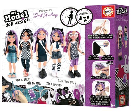 Ručni radovi i stvaralaštvo - Kreatívne tvorenie My Model Doll Design Dark Academy Educa - 4